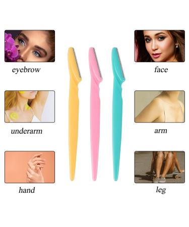 Androxeda Eyebrow Razor 6 Pack - Precision Facial Hair Trimmer for Women & Men | Dual Style Eyebrow Razors - Buy Online on GoSupps.com