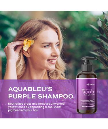 Perfect Purple Shampoo | Tone & Nourish Silver Gray Blonde & Highlighted Hair | Removes Brassy Tones | 16oz - Buy Online on GoSupps.com