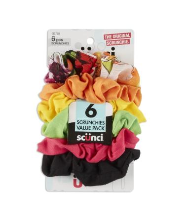 Scunci Value Pack No Damage Scrunchies - 6 Pcs Assorted Colors - Buy Online on GoSupps.com