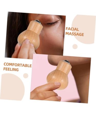 minkissy 8 Pcs Massager Bulbs Tool Walker Face Puffiness Roller Massage Roller for Face Eye Roller Face Roller for Women Wooden Massage Roller Face Massage Rollers Eyes Light Bulb Beech 5.00X4.00X2.00CMx4pcs As Shownx4pcs - Buy Online on GoSupps.com