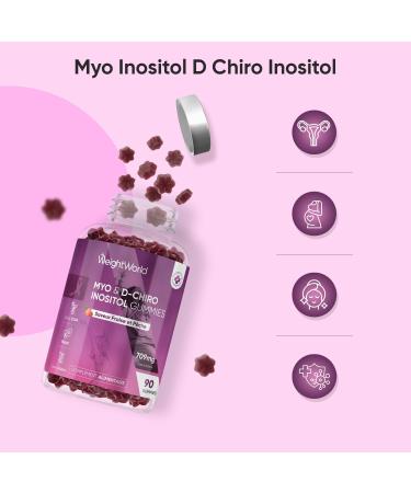 Myo Inositol D Chiro Inositol Gummies + Acide Folique Zinc Vitamine B6 D3 B12 Chrome Canneberge 90 Gommes Vegan - Selon l'EFSA la Vitamine B6 Contribue la R gulation de l'Activit Hormonale - Buy Online on GoSupps.com
