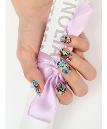 Kalolary Gel Nail Polish Strips Nail Gel Art Sticker Waterproof Full Nail Wraps Decal Sets with Scissors Nail File and Stick for Women Girls Nail Art Decor (UV/LED Lamp Required)-20 - Buy Online on GoSupps.com