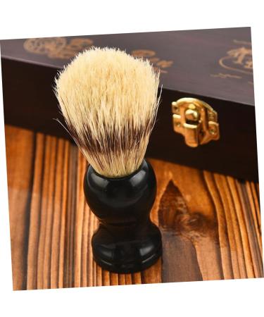 Beaupretty Rice Sasier Case & Storage Carrier - Wooden Razor Set with Hair Brush & Leather Travel Box - Durable & Stylish for International Shipping - Buy Online on GoSupps.com