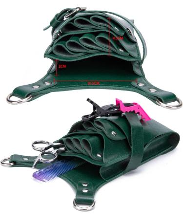 Mfzifya Hairdressing Toolkit Scissors Bag Professional Hairdressing Salon Toolkit can Store Scissors Combs Curling Combs Clips and More.(QG-YZ-Green) QG-YZ Green - Buy Online on GoSupps.com