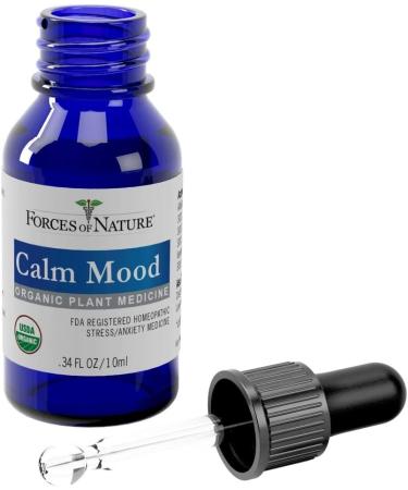 Buy Forces of Nature Calm Mood - Organic Homeopathic Medicine for Stress Mood Swings & Irritability - 0.34 Fl Oz - Buy Online on GoSupps.com