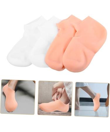 minkissy 8 Pairs Exfoliating Moisturizing Socks Heel Socks for Dry Cracked Lotion Moisturizing Socks Sleep Socks Foot Moisturizing Socks Moisturizing Foot Covers Sebs Elasticity Miss Spa - Buy Online on GoSupps.com