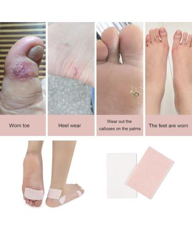 TSHAOUN 40-Piece Blister Prevention Patches - Nude Color Foot Care Sticker for New Shoes - Moleskin Tape Pads for Heel Toe Protection and Pain Relief - Buy Online on GoSupps.com