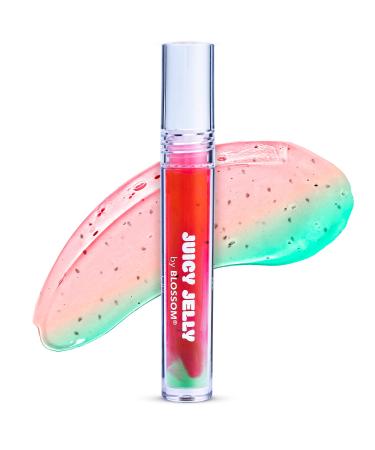 Blossom Juicy Jelly Lip Oil & Color Changing Lip Balm Bundle - Watermelon/Red - Buy Online on GoSupps.com