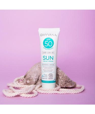 DHYVANA Face Sun Filter (SPF 50) - 50 ml - Buy Online on GoSupps.com