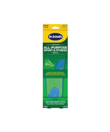Dr. Scholl's Massaging Gel Sport Replacement Insoles Men's 8-13 1 pr