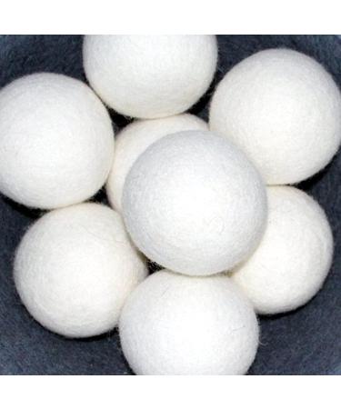 ZIEM 6Pcs 7CM Wool Balls Clothes Dryer Laundry Eco Friendly Softener Dehumidification Decrease Drying Time Washing Reusable Static Free - Buy Online on GoSupps.com