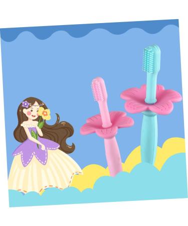 Minkissy 2-Piece Infant & Toddler Bristle Toothbrush Set - Soft Safe Oral Care for Kids - Pink Children s Toothbrushes - Buy Online on GoSupps.com