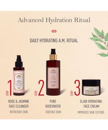Kama Ayurveda Pure Rose Water Face and Body Mist - 200ml | Natural Hydrating Mist for Glow & Refreshment - Buy Online on GoSupps.com