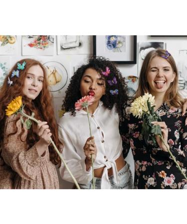 AOPRIE Glitter Butterfly Hair Clips: 20 Pieces Colorful Barrettes for Women & Teens - Buy Online on GoSupps.com