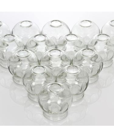 Geardeangloow Professional 8-Piece Glass Cupping Therapy Set | Fire Cupping Glasses for Pain Relief & Wellness - Buy Online on GoSupps.com