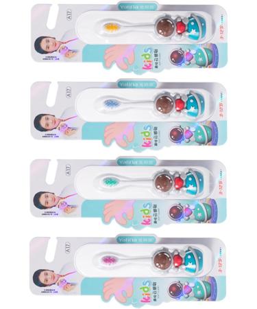 Kids Cartoon Astronaut Toothbrush | Soft Bristles Individually Wrapped | Ideal for Toddlers Boys & Girls - Blue - Buy Online on GoSupps.com