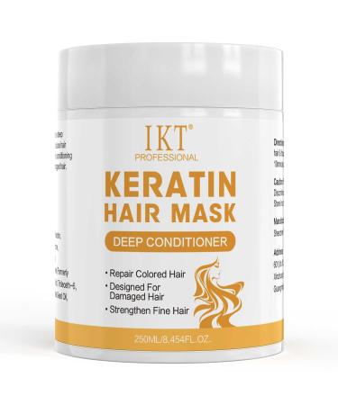Shiyalan IKT Hair Mask Keratin 250ml deeply moisturizes and conditions skin texture reduces split ends and frizz for all hair types