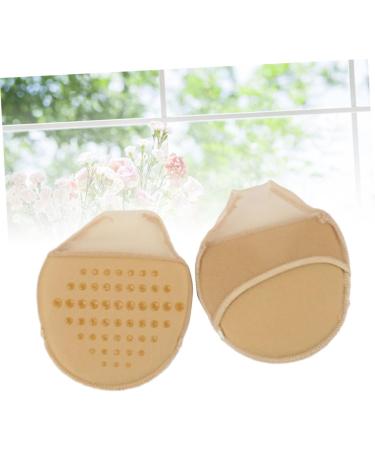 FRCOLOR High Heel Forefoot Pads - Cushioned Half Insoles for Comfort | Khaki Medium - Perfect for Shoes - Buy Online on GoSupps.com