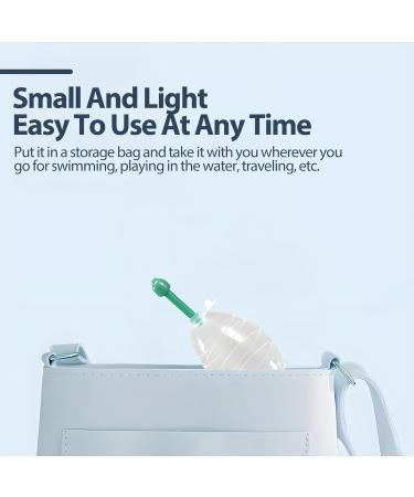 Ear Pressure Relief Device - Eustachian Tube Unclogger for Tinnitus & Earache - Ideal for Travel Diving & Swimming (200ml Transparent Green - Buy Online on GoSupps.com