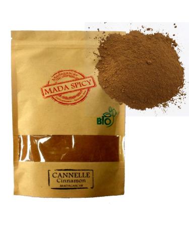 Organic Ceylon cinnamon powder 1000 g. Origin Madagascar food zip bag.