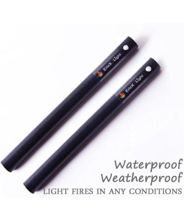 EricX Light 1/2 x 6 Ferrocerium Rod Flint Fire Starter - 2 Pack | Super Thick Rod for Maximum Sparks | Lanyard Hole for Survival Kits - Buy Online on GoSupps.com