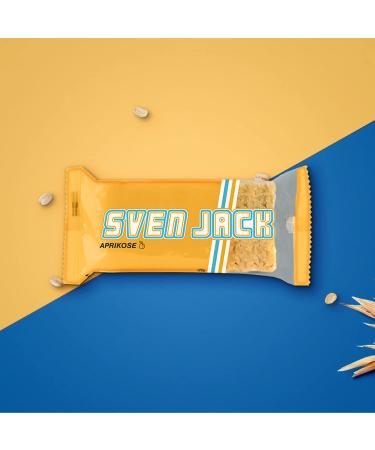 Sven Jack Energy Cake - Apricot 36x125g | Low Sugar Fitness Bars - Oatmeal Long-Chain Carbohydrates for Endurance & Energy - Buy Online on GoSupps.com