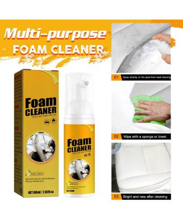 Homebbc Foam Cleaner Multi-Purpose Foam Cleaner Foam Cleaner for Car Car Multi-Purpose Foam Cleaner (60ml+100ml) - Buy Online on GoSupps.com
