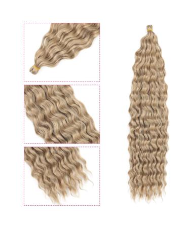 DSoar 22 Deep Twist Crochet Hair - 3 Pack Ocean Wave Curly Bohemian Braids Synthetic Hair Extensions for Women & Girls - 24# - Buy Online on GoSupps.com