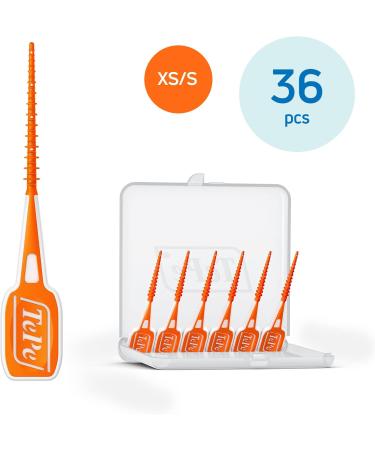 Buy Tepe Easypick Dental Stick XS/S - 36 Pieces with Pocket Case | Easy Daily Dental Care On-the-Go - Orange (Pack of 3) - Buy Online on GoSupps.com