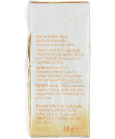 Dextro Energy Minis Peach | 50g Dextrose Tablets | Quick Glucose Boost | 5-Pack for Everyday & Sports - Buy Online on GoSupps.com