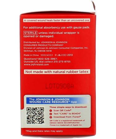 Buy 2 Pack Johnson & Johnson Red Cross First Aid Rolled Gauze - Fast Shipping Worldwide - Buy Online on GoSupps.com