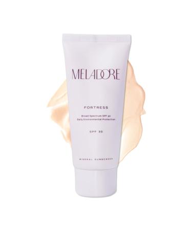 Fortress Broad Spectrum SPF 30 100% Mineral Sunscreen with Zinc Oxide Lightweight Silky No White Residue For All Skin Types Ideal for Sensitive and Reactive Skin