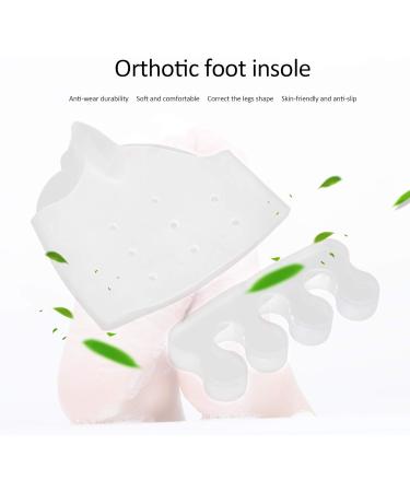 Natudeco 2 Set Toe Separator Corrector Straightener Silicone Toe Thumb Valgus Orthosis for Overlapping Toes and Restore Toes - Buy Online on GoSupps.com