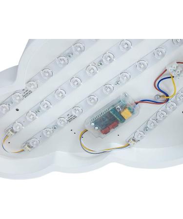 Uisebrt 48W Dimmable Cloud Ceiling Lamp with Remote - Modern Children's Room Lighting for Kindergarten & Bedroom - Buy Online on GoSupps.com