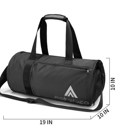 Aokelato 30L Small Gym Bag with Shoe Compartment - Waterproof Weekend Duffel - Buy Online on GoSupps.com