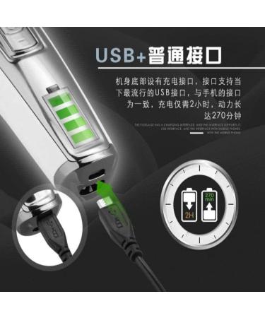 Easy Professional Cordless Hair Clipper - Deluxe Portable Electric Haircut for Men - Wireless USB Hair Clippers for Home Use - Buy Online on GoSupps.com