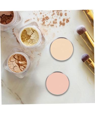 Beavorty 150 Pcs eye shadow disk toiletry containers cosmetic containers stainless steel eyeshadow plate DIY - Buy Online on GoSupps.com