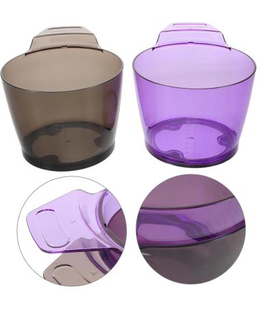 Vaguelly 2pi ces Gobelet M langeur Pour Cheveux Bol De Teinture Transparent Outil De Coloration Pour Coiffeur Set De Bols De M lange Pour Produits De Coloration Capillaire - Buy Online on GoSupps.com