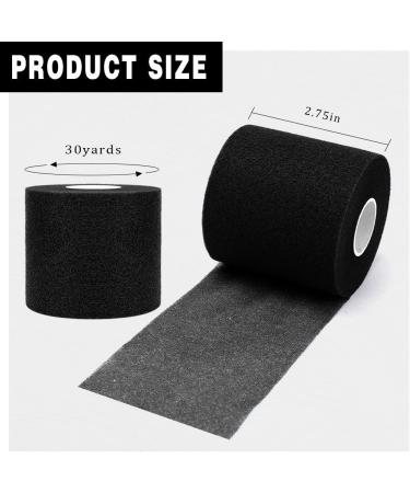 30 Yards Black Pre Wrap Athletic Tape - Versatile Foam Wrap for Sports & Hair | Soccer Pre Wrap & Athletic Prewrap - Buy Online on GoSupps.com