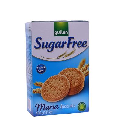 Gullon Sugar Free Maria Biscuits 400g (Pack of 3) Vanilla 14.1 Ounce (Pack of 3)