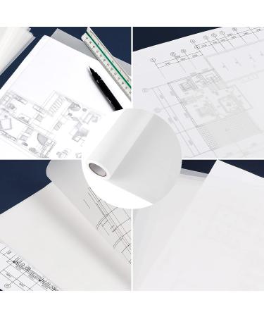 Translucent White Tracing Paper Roll 12 x 55 Yards - Ideal for Drawing, Sewing Patterns, Sketching & Crafts - Buy Online on GoSupps.com