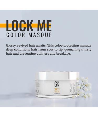 GK HAIR Global Keratin Lock Me Color Hair Masque 7.05 Fl Oz - Deep Conditioner for Color Protection & Hair Repair - Buy Online on GoSupps.com