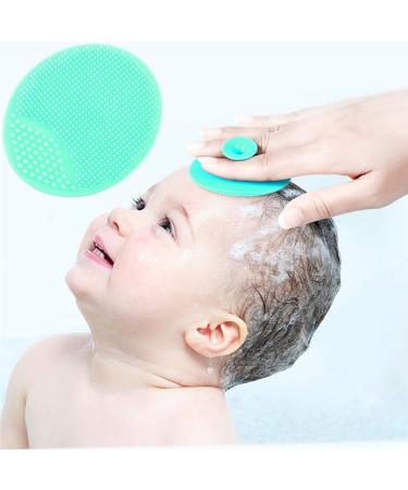 SkinSoother Baby Essential Bundle: Baby Bath Brush, Cradle Cap Brush, Silicone Massage & Exfoliator Scrubbers - Small Size (4PCS) - Buy Online on GoSupps.com