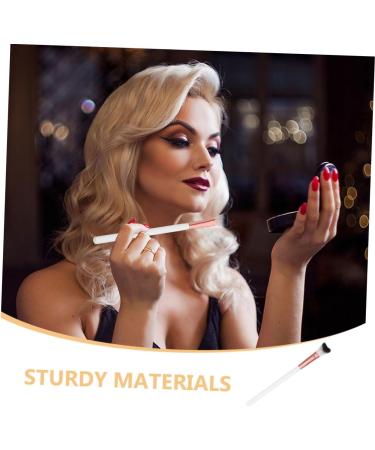 FOMIYES Fish Tail Brush Highlighter Blush Brush Makeup Brush for Nose Loose Powder Brush Makeup Tool White 18.50X1.00X1.00CM White - Buy Online on GoSupps.com