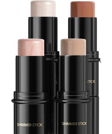 Highlighter Contour Stick for Long-Lasting Glow | Waterproof Makeup Wand for Face & Body | Daily Wear Bronzer | 10#Bronzer 29.00g - Buy Online on GoSupps.com