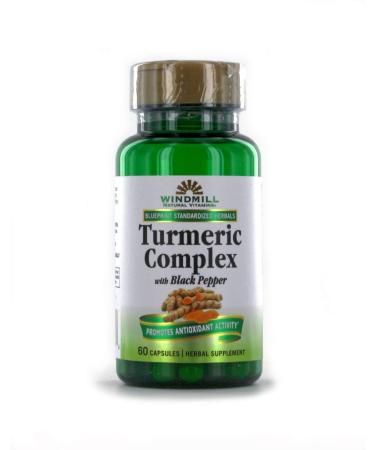 Windmill Turmeric Complex 1500 Mg With Black Pepper Capsules 60.0 Count