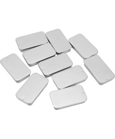 Agate Mini Storage Can Containers - 10 Pieces | Portable Empty Cans with Sliding Covers for Lip Balm & Solid Perfume - Buy Online on GoSupps.com
