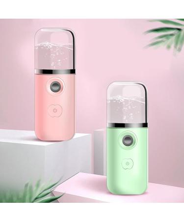 barenx Pulv risateur vapeur portable nano ionique pour le visage pour le maquillage hydratant ajouter du toner et du lait pur Vert pomme - Buy Online on GoSupps.com