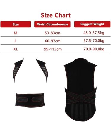Lumbar Supports Self-Heating Vest 108Pcs Magnetic Tourmaline Back Support Belt Brace Therapy Posture Corrector Waist Lumbar Support Belt Gym Corset for Men Women (Size : X-Large) (X) (Large) - Buy Online on GoSupps.com