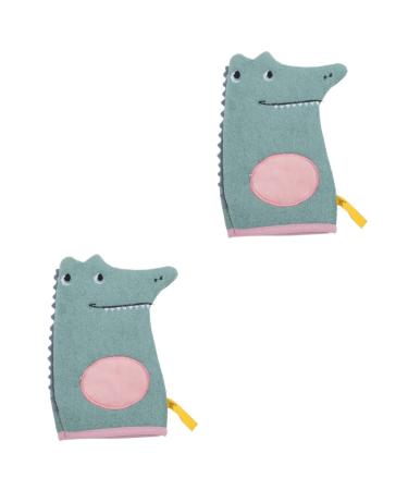 FRCOLOR Scrubber Sponges Children's Bath Towel Bath Kid Kids Infant Mittens for Kids Mitts Mittens Kids Mittens Scrubber Sponge take a Bath Washcloths